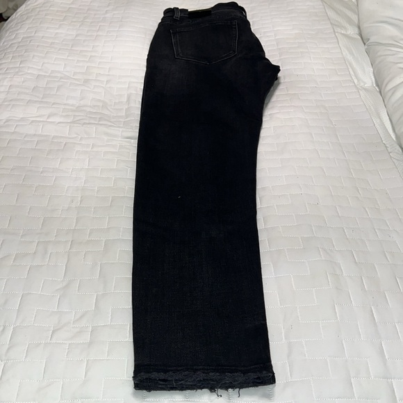 Zara men’s distressed jeans black size us 34 / slim fit - Picture 10 of 13